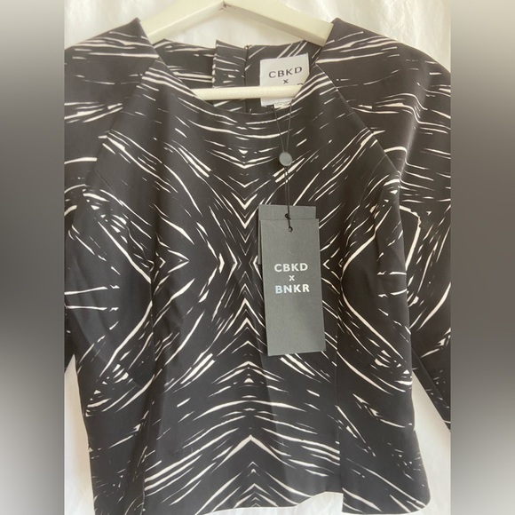 CBKD × BNKR marble long sleeve crop top Size XS NEW - Picture 8 of 16